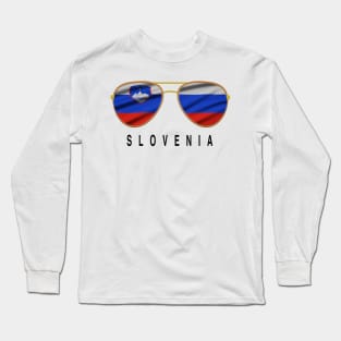 Slovenia Sunglasses, Slovenia Flag, Slovenia gift , Slovene ,  ‎Slovenian Long Sleeve T-Shirt